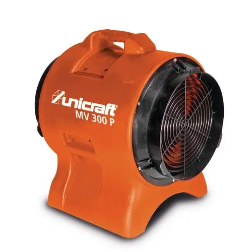 Ventilator axial portabil Unicraft MV 300 P pentru ventilatie si evacuare aer in hale si ateliere