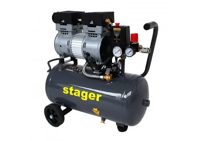 Compresor aer STAGER HM075JW 24l Compresor aer STAGER HM075JW 24l