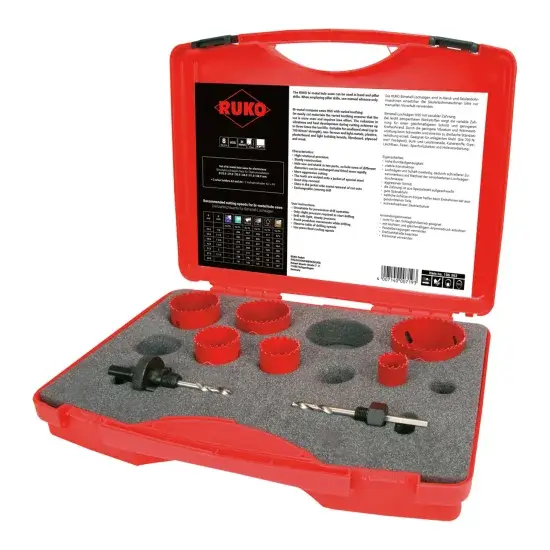 Set Profesional 6 Carote Bimetal HSS EK2 Ø22-68 mm Set Profesional 6 Carote Bimetal HSS EK2 Ø22-68 mm