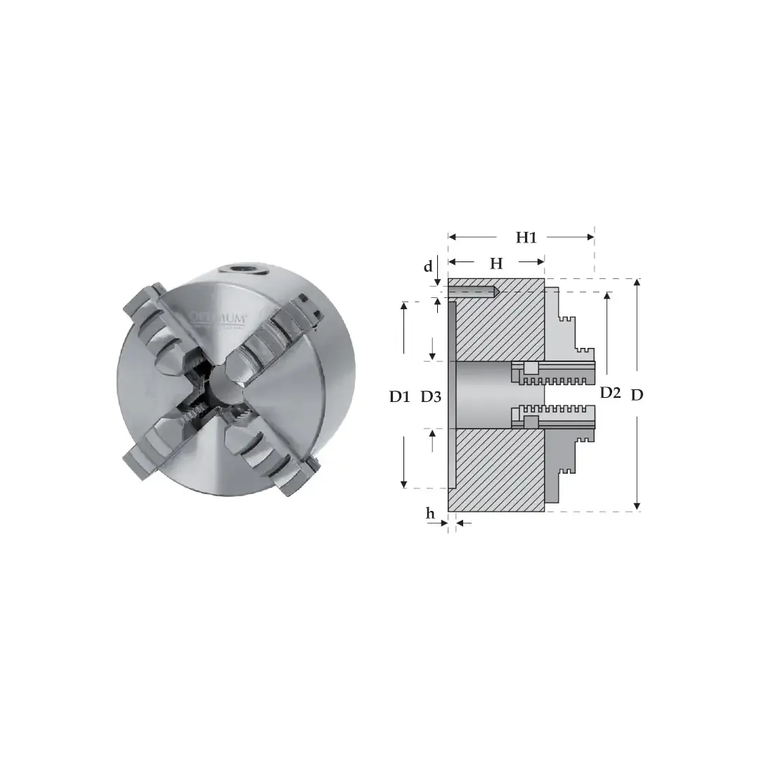 Universal 4 bacuri Optimum Universal 4 bacuri Optimum fixare individuala Diametru 80 mm