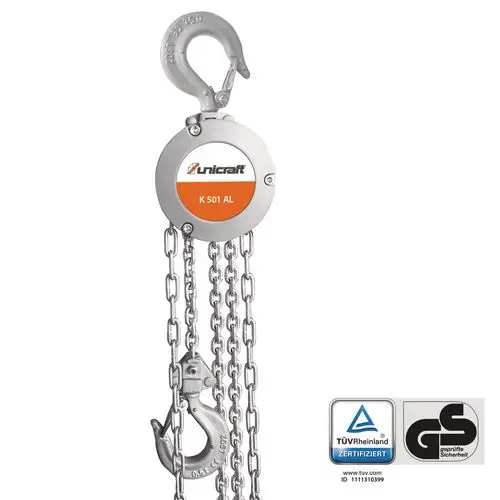Palan manual K 501 AL - Capacitate 0.5 t / 3 m
