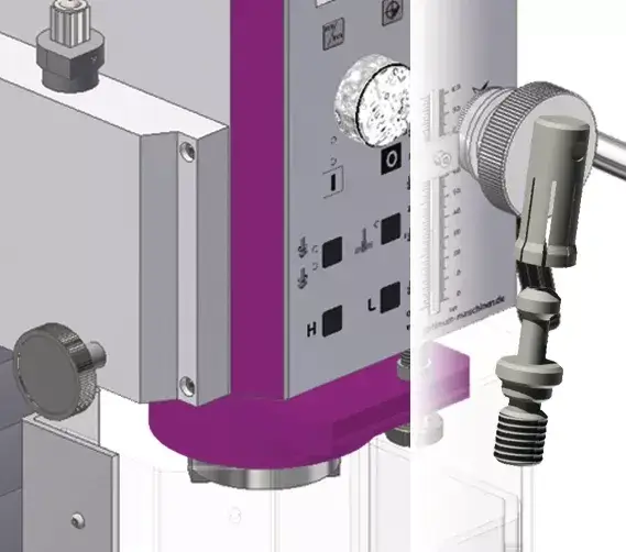 Panou functii masina de frezat metal MH35G Panou functii masina frezat metal OPTImill MH35G