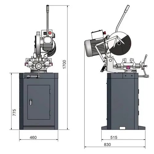 Cote fierastrau metal circular CS275 Cote fierastrau metal circular CS 275