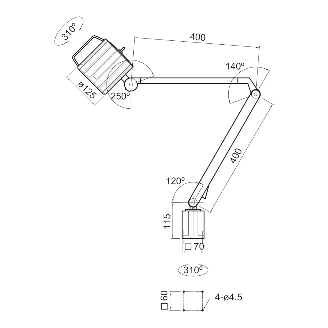 Cote lampa LED MWG 6-720 Cote lampa LED MWG 6-720