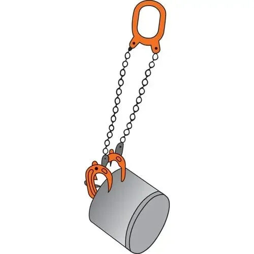 Clema cu lant pentru ridicare Tevi sau Butoaie FHK 1 UNICRAFT Clema cu lant pentru ridicare Tevi sau Butoaie FHK 1 UNICRAFT Sarcina max. 1 t