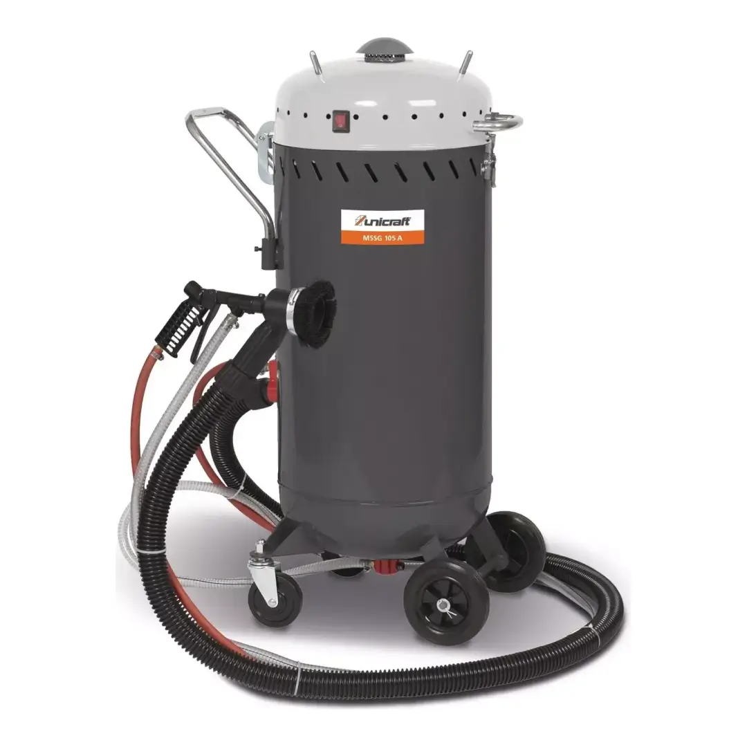 Aparat mobil de sablat unicraft mssg 105 a cu toate accesoriile Aparat mobil de sablat unicraft mssg 105 a cu toate accesoriile