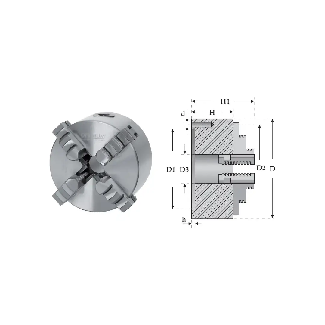 Universal Optimum 4 bacuri Universal Optimum 4 bacuri fixare centrica diametru 80 mm