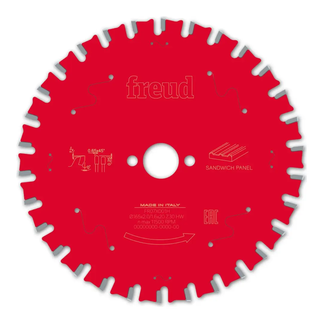 Panza de circular taiere panouri sandwich 165 x 2.0 x 20 Z30