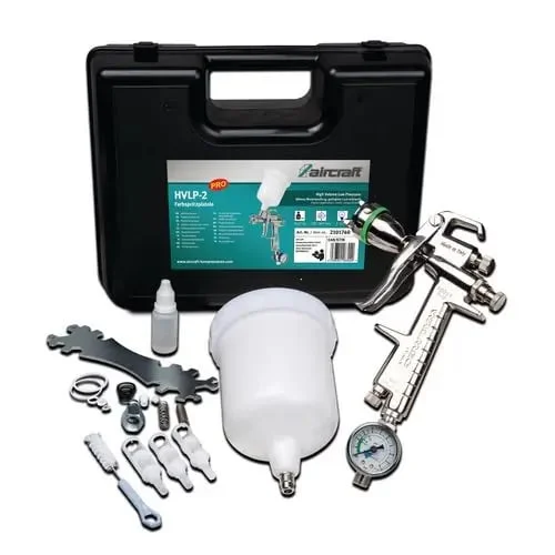 Pistol de vopsit pentru aer comprimat HVLP-2 PRO AIRCRAFT Pistol de vopsit pentru aer comprimat HVLP-2 PRO AIRCRAFT Presiunea de lucru 2 - 2.5 bar