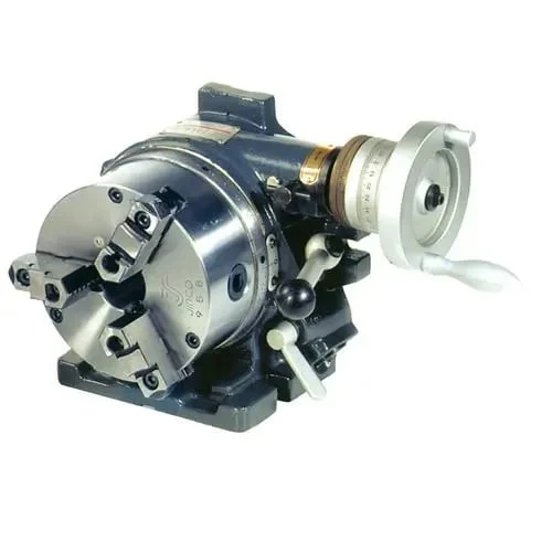 Masa de indexare rotativa orizontala-verticala cu mandrina cu 3 bacuri RTU 165 Masa de indexare rotativa orizontala-verticala cu mandrina cu 3 bacuri RTU 165 OPTIMUM