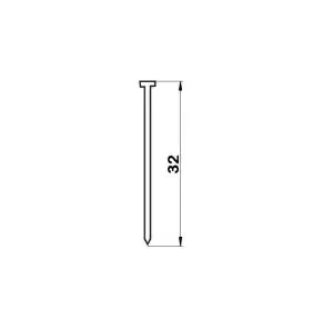 Cuie cap matritat Tip F 32mm