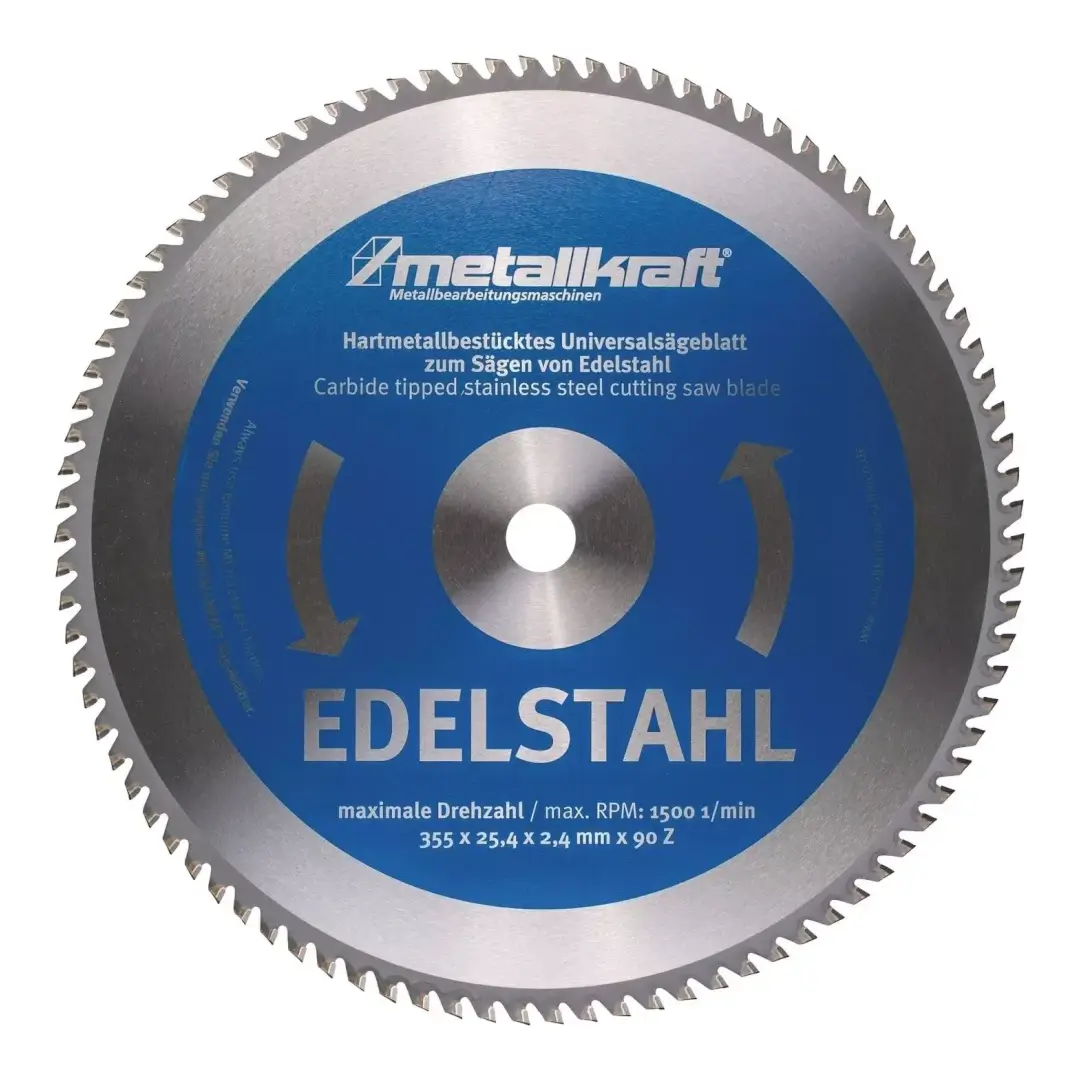 Disc debitare inox 355 HM HM Metallkraft