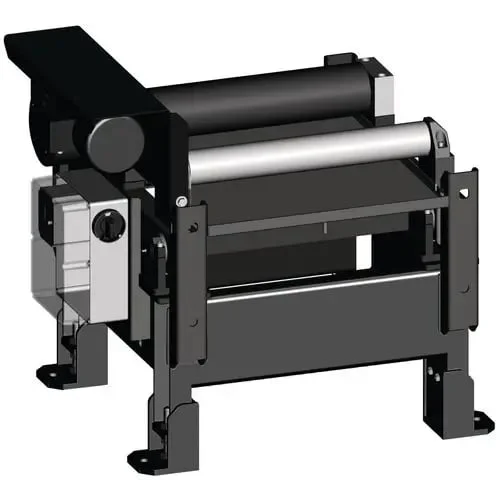 Transportor cu role 900 x 620 mm, motorizat, cu role de ridicare actionate hidraulic METALLKRAFT Latime rola ghidare 620 mm