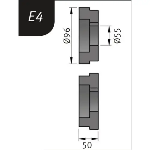 Role de indoire tip E4 96x55x50 mm