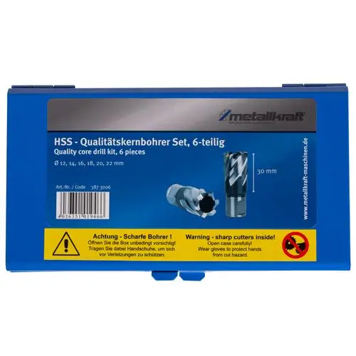 Set carotiere HSS 30 2 Set de carotiere HSS 30 2