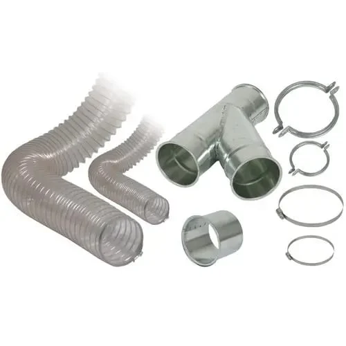 Set de conectare a sistemului de extractie 120/80 mm HOLZKRAFT