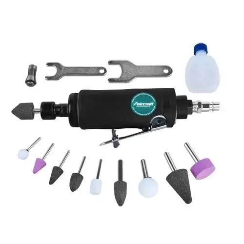 Setul polizor pneumatic + accesorii STS AIRCRAFT Cerinta medie de aer, aprox. 340 l/min