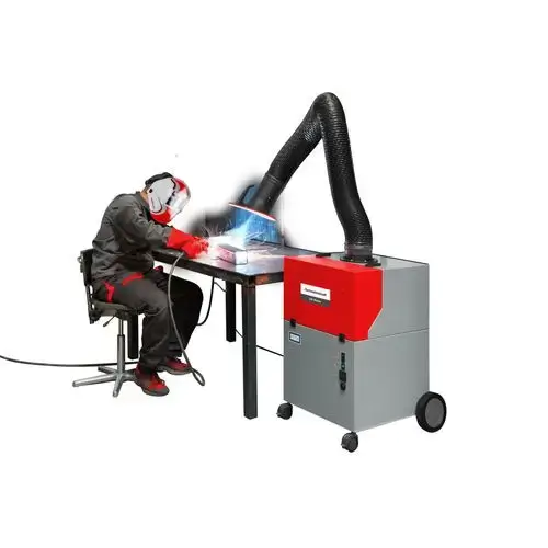 Sudor utilizand aspirator pentru fum de sudura Sudor utilizand aspirator pentru fum de sudura
