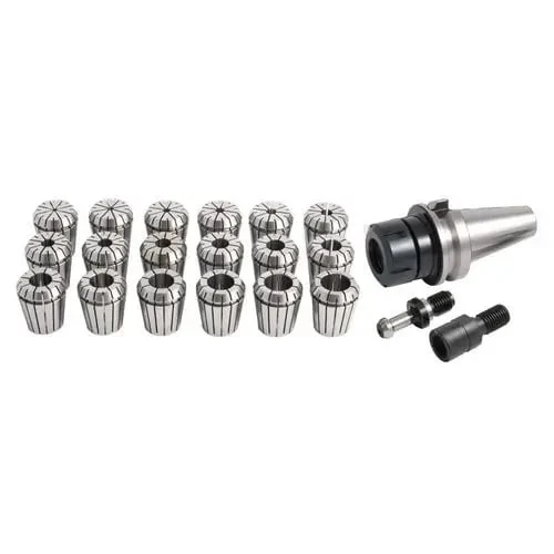 Set de mandrine cu pensete ISO 40 / ER32 - M16 / BT40 OPTIMUM Set de mandrine cu pensete ISO 40 / ER32 - M16 / BT40 OPTIMUM Apatura de prindere 2 - 20 mm