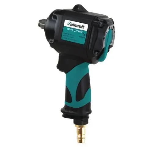 Pistol pneumatic de impact industrial ISS-TT A1⁄2" Mini compozit Pistol pneumatic de impact industrial ISS-TT A1⁄2" Mini compozit AIRCRAFT Diametru interior al furtunului de aer 10 mm