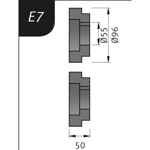 Role de indoire tip E7 96x55x50 mm