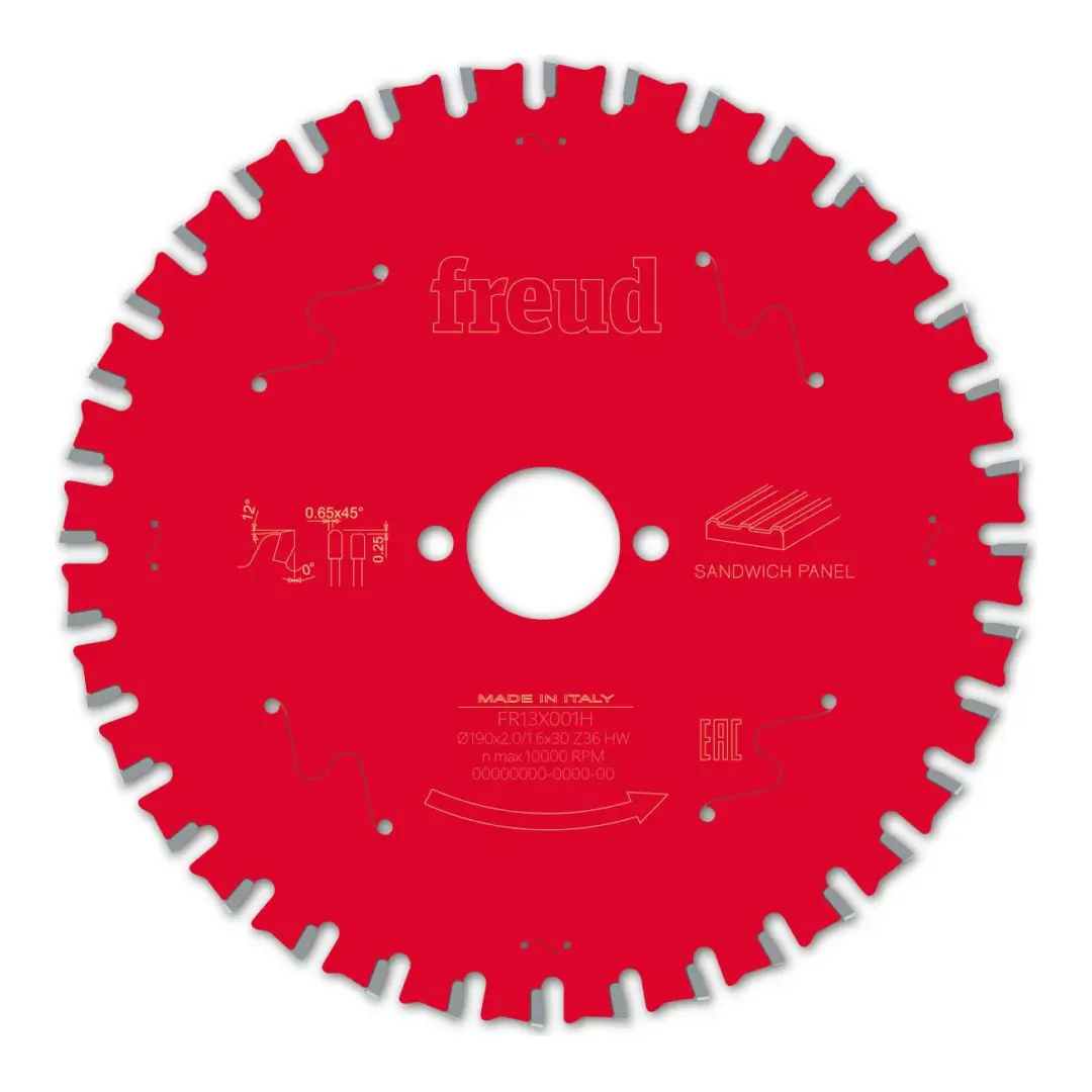 Panza de circular taiere panouri sandwich 190 x 2.0 x 30 Z36 Panza de circular taiere panouri sandwich 190 x 2.0 x 30 Z36