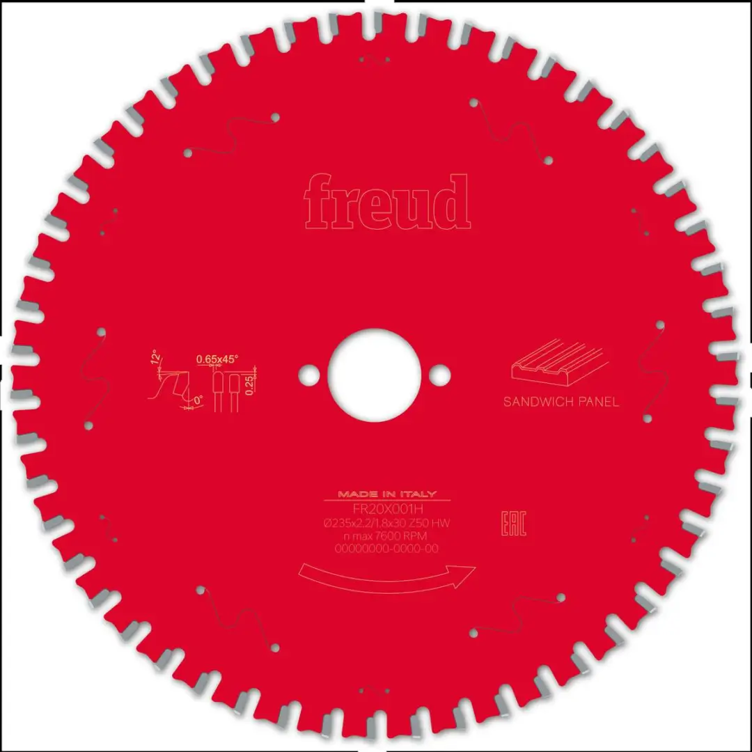 Panza de circular taiere panouri sandwich 235 x 2.2 x 30 Z50 Panza de circular taiere panouri sandwich 235 x 2.2 x 30 Z50