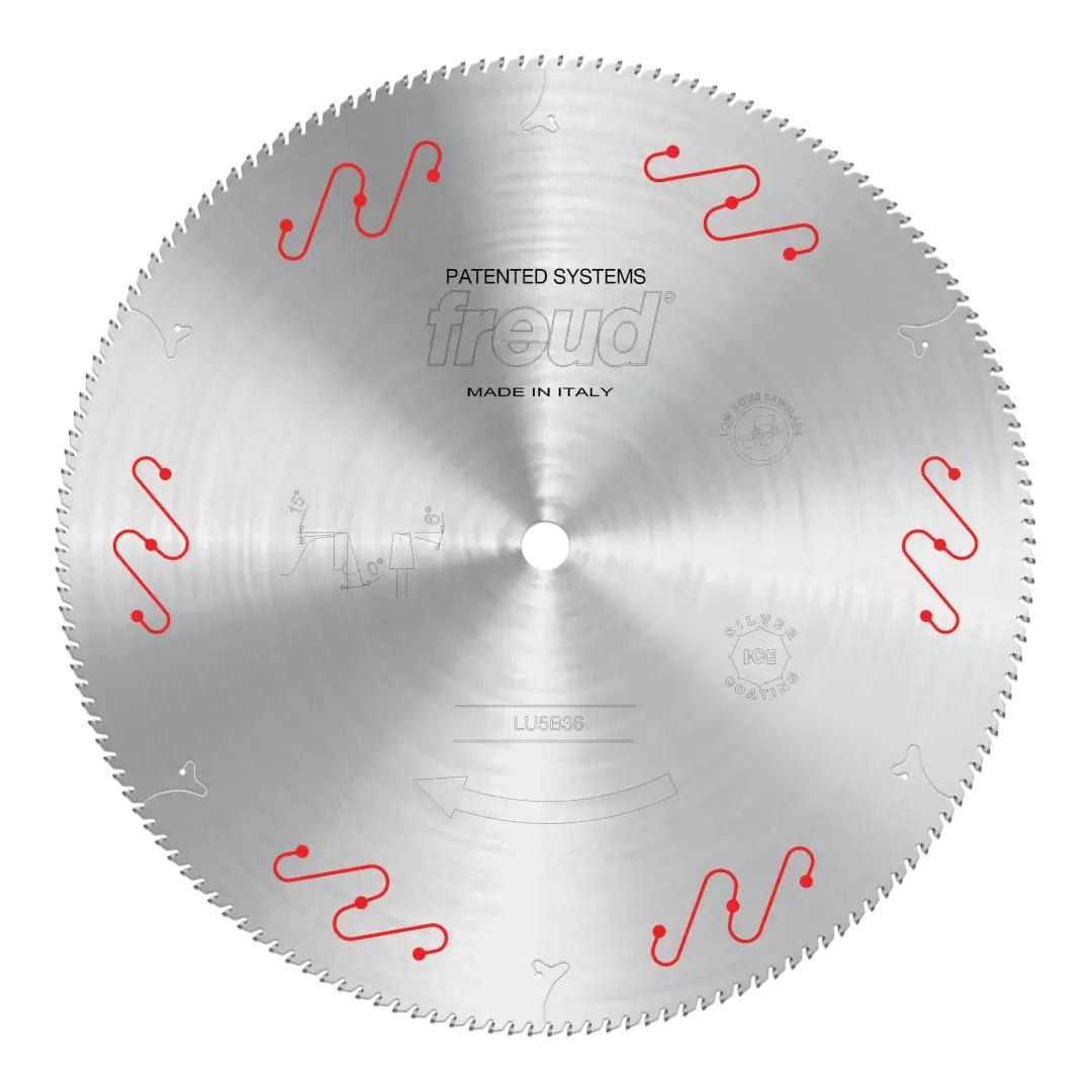 Panza industriala de mare capacitate cu diametrul de 600 mm, configurata special pentru debitarea de volum a profilelor din aluminiu si metale neferoase cu pereti subtiri si medii. Panza de circular de 600mm pentru taiere aluminiu si metale neferoase.