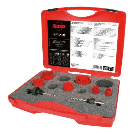 Set Profesional 6 Carote Bimetal HSS PK1 Ø 19-57 mm Set Profesional 6 Carote Bimetal HSS PK1 Ø 19-57 mm