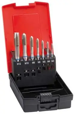 Set Profesional Tarozi de Masina FORMAT, M3-M12, Forma B pentru Inox
