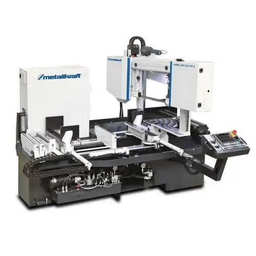 Fierastrau cu banda complet automat cu doua coloane HMBS 340 CNC-DG-X Fierastrau cu banda complet automat cu doua coloane HMBS 340 CNC-DG-X METALLKRAFT Pompa hidraulica 0.6 kw